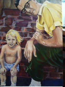 Alex painting by Karen Marcos