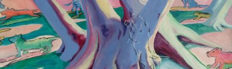 Blue Elysian Dogs by Karen Marcos